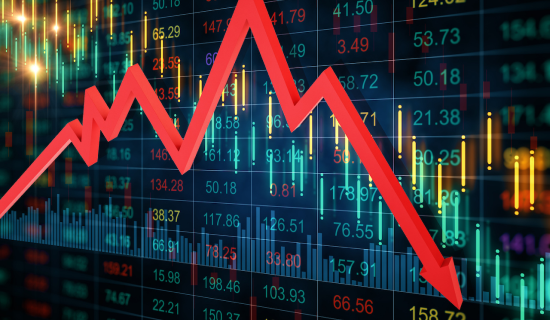 Equities down ahead of PMI data